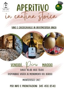 1 Maggio - Aperitivo in Cantina Storica