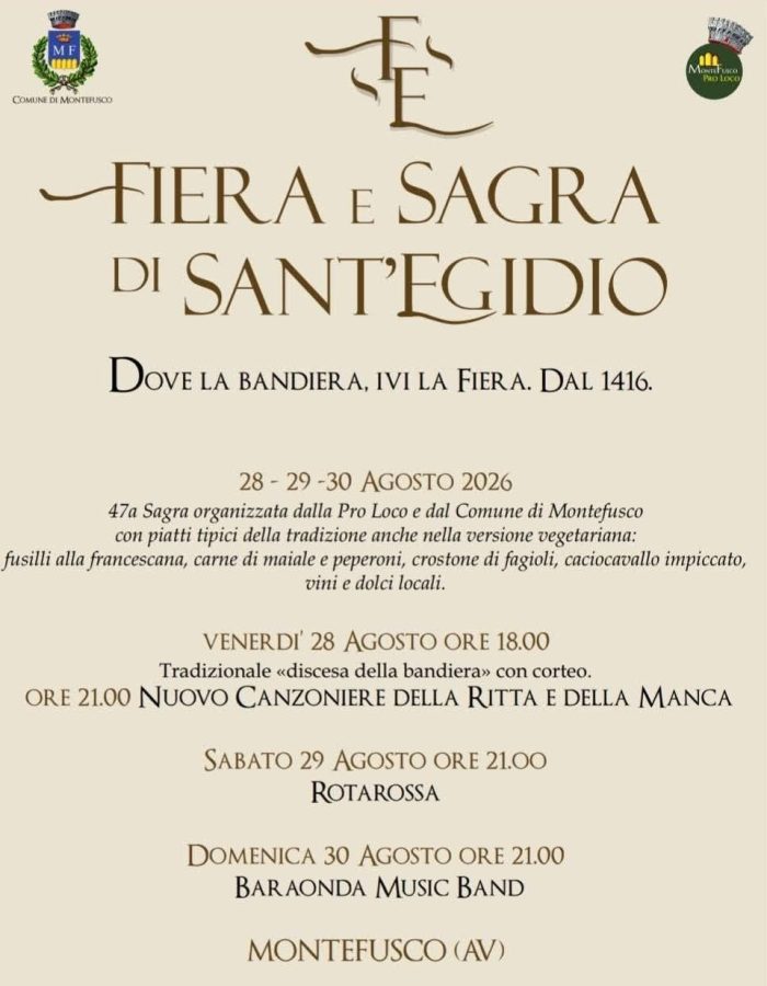 fiera e sagra di sant'egidio